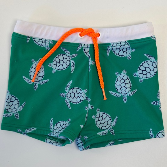 Baby Boden Swim Trunks Shorts Shorties Sea Turtles‎ 6-12m 80cm - Picture 1 of 10